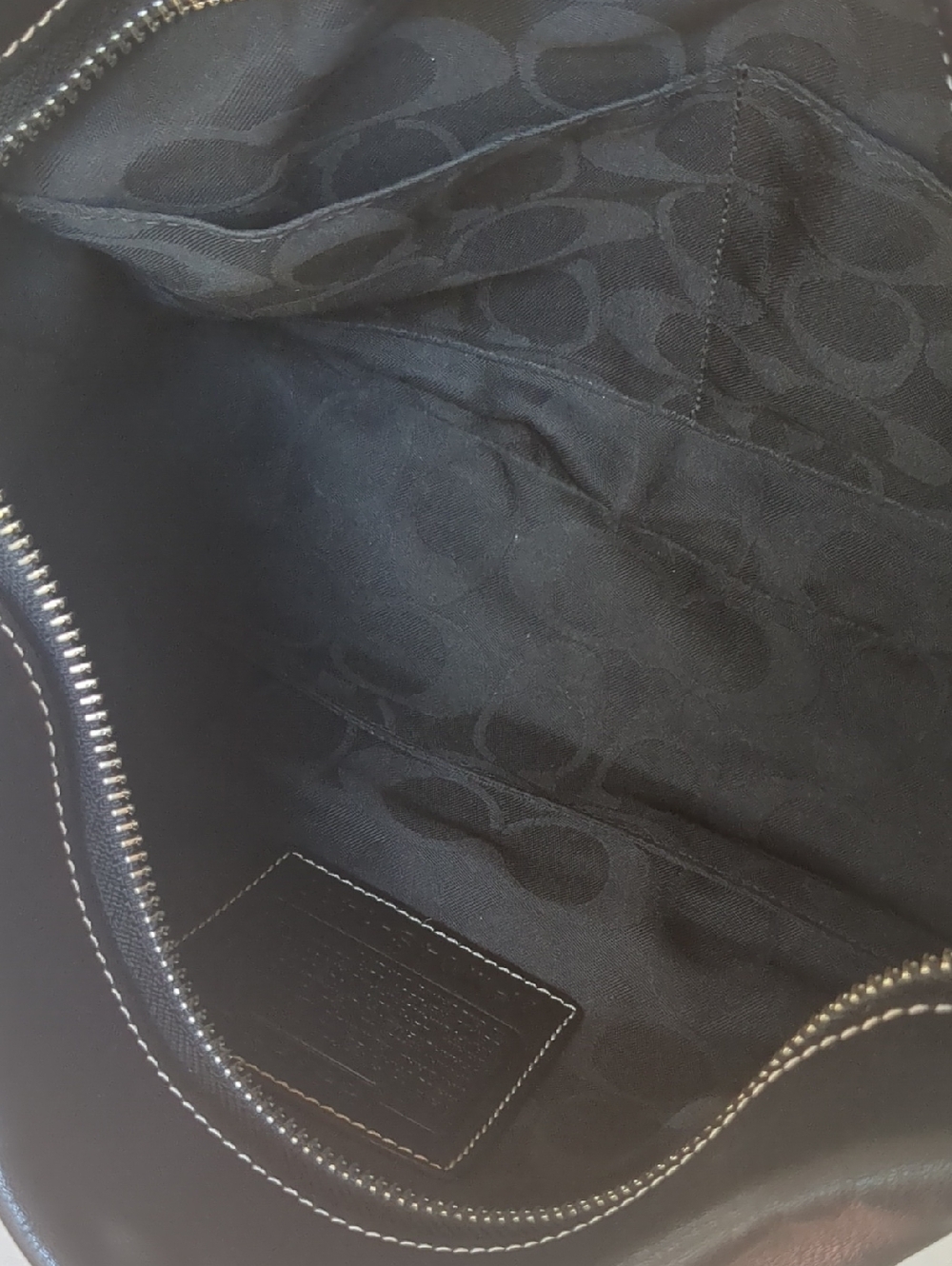 Vintage Coach 1417 Black Genuine Leather East West Legacy Shoulder Bag - Picture 10 of 12